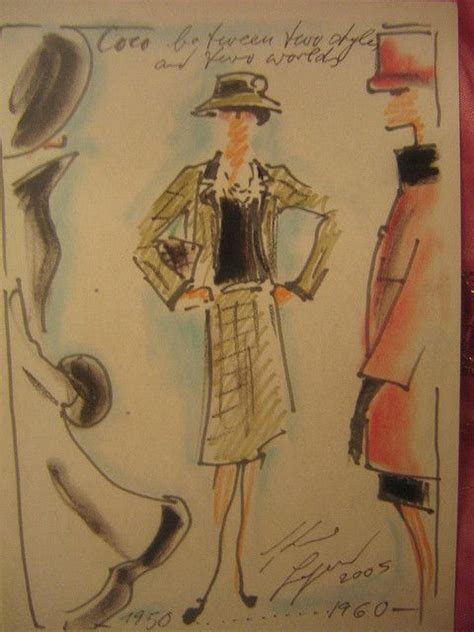 chanel sketchbook|coco Chanel sketches original.